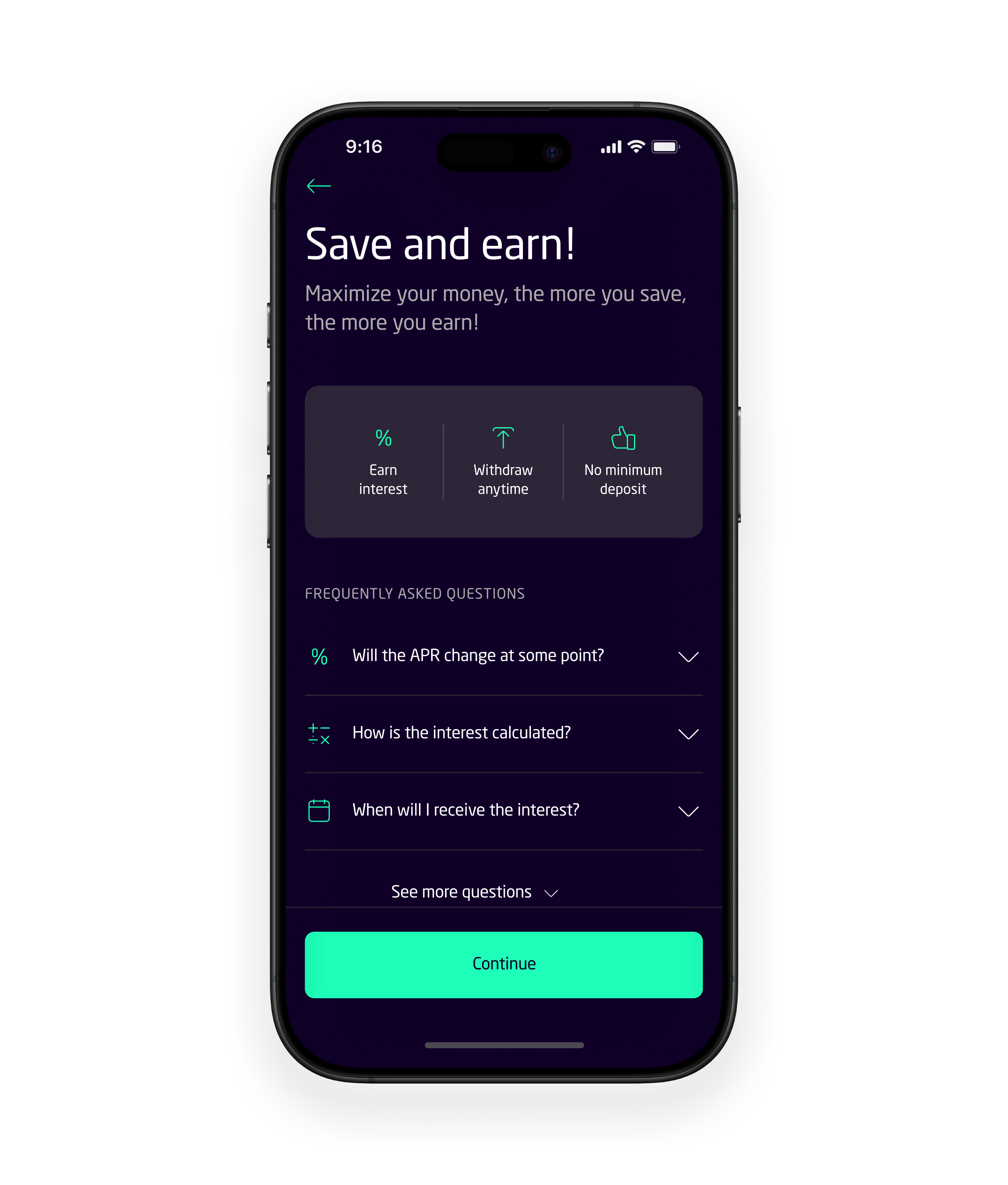 save and earn